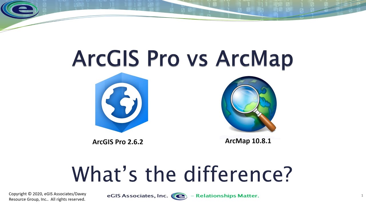 Comparing Arcgis Pro 2 6 And Arcmap 10 8 1 Youtube