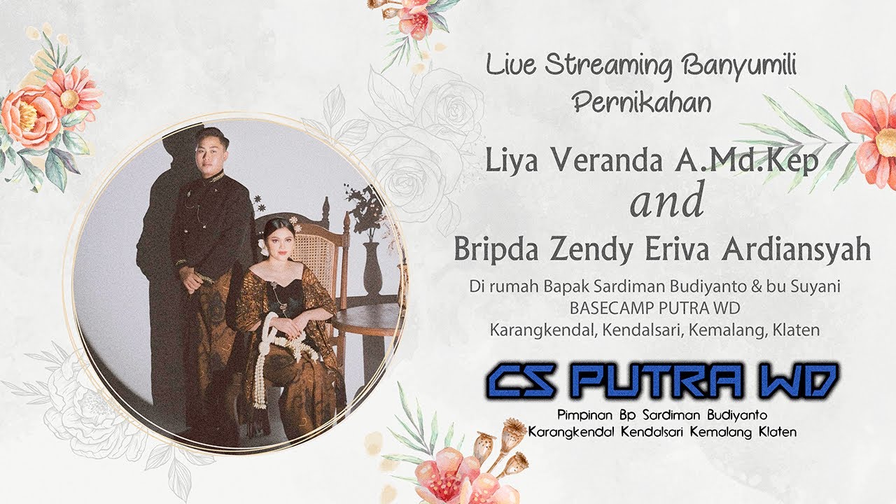 live RESEPSI BANYU MILI PERNIKAHAN LIYA & ZENDY//CS PUTRA WD