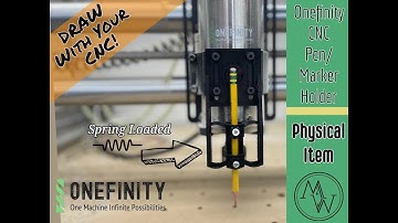 Onefinity CNC Pen, Pencil, Or Marker Holder. Turn Your CNC Into A HUGE Drawing / Plotter Machine!