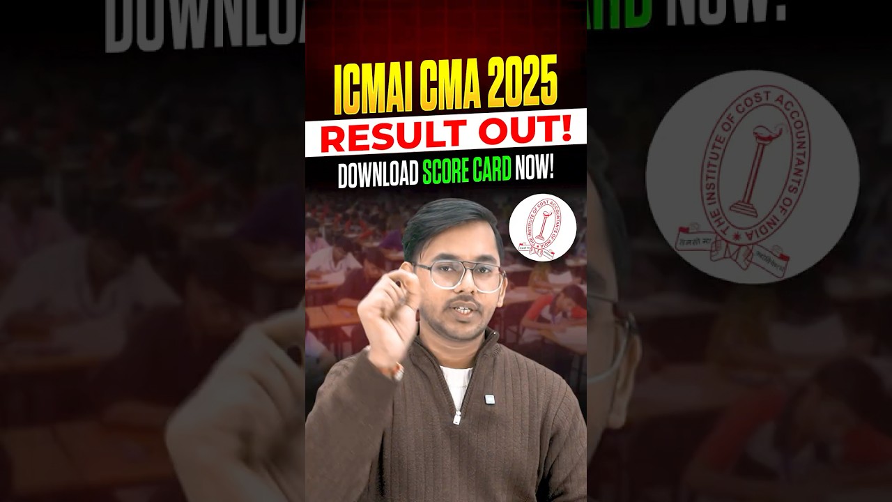 ICMAI CMA Result 2025 OUT 🎉 | How to Download CMA Scorecard Step-by-Step