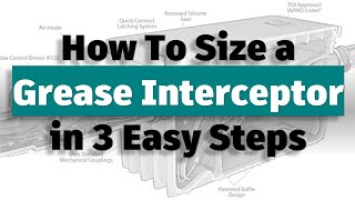 Learn How To Size a Grease Interceptor in 3 Easy Steps || Plumbing Design Course
