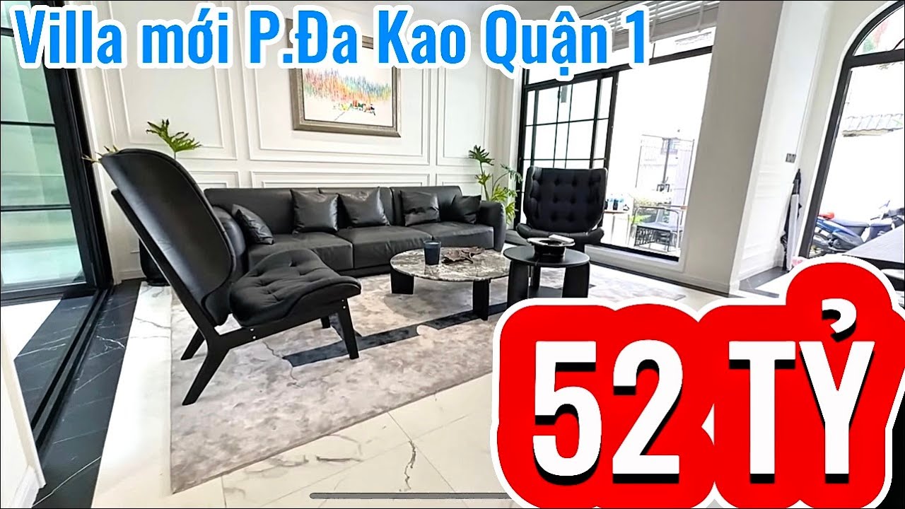 Bán Biệt Thự Quận 1- Bề Ngang 12,4m Ngay Nguyễn Đình Chiểu - Full Nội Thất Châu Âu Mới