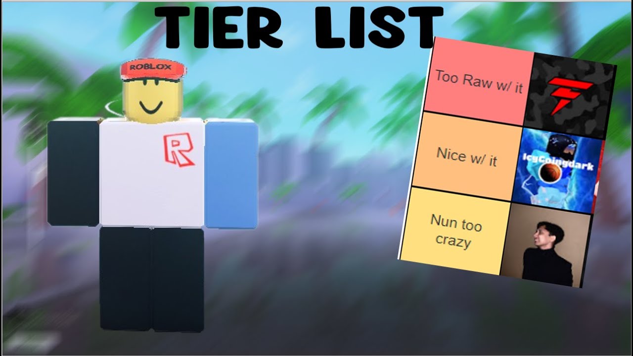Hoopz youtubers tier list roblox hoopz youtube