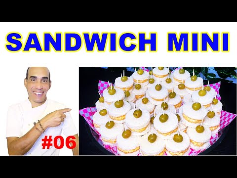 Como hacer mini sandwich | curso de bocadillos