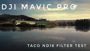 Mavic Pro Taco ND16 filter test
