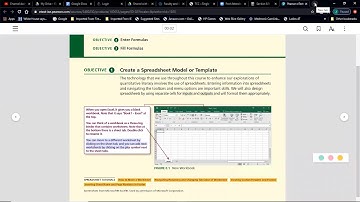 MTH 154 Week 1 Lecture 2: Intro to Excel Part 1