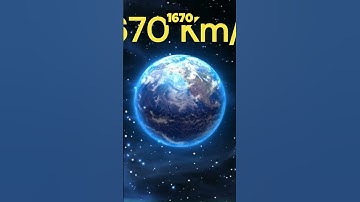 earth rotates at an incredible speed of 1670 km/h #shorts