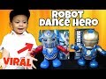 Robot dance Hero iron man dan Optimus prime dancing bersama rahsya Febian | mainan anak terbaru