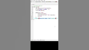 How To Reverse Any Number in C Language || Beginner Coder #shorts #viralshorts #viralvideo