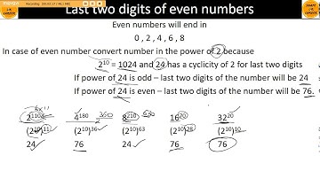 Last 2 digits- even number by Ajay Sareen 100%iler in CAT Quant, Reasoning Data Interpretation