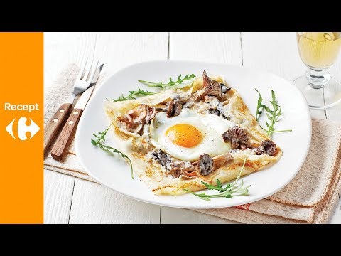 Video: Hoe Kook Je Pannenkoeken Met Champignons