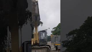 beku gari 237 excavator loaded drum truck