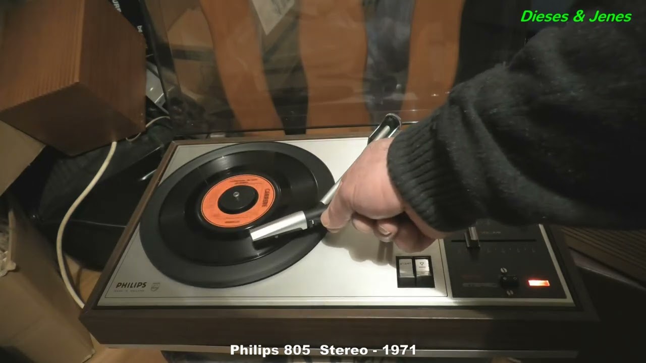 Philips 805  Stereo Plattenspieler 1971