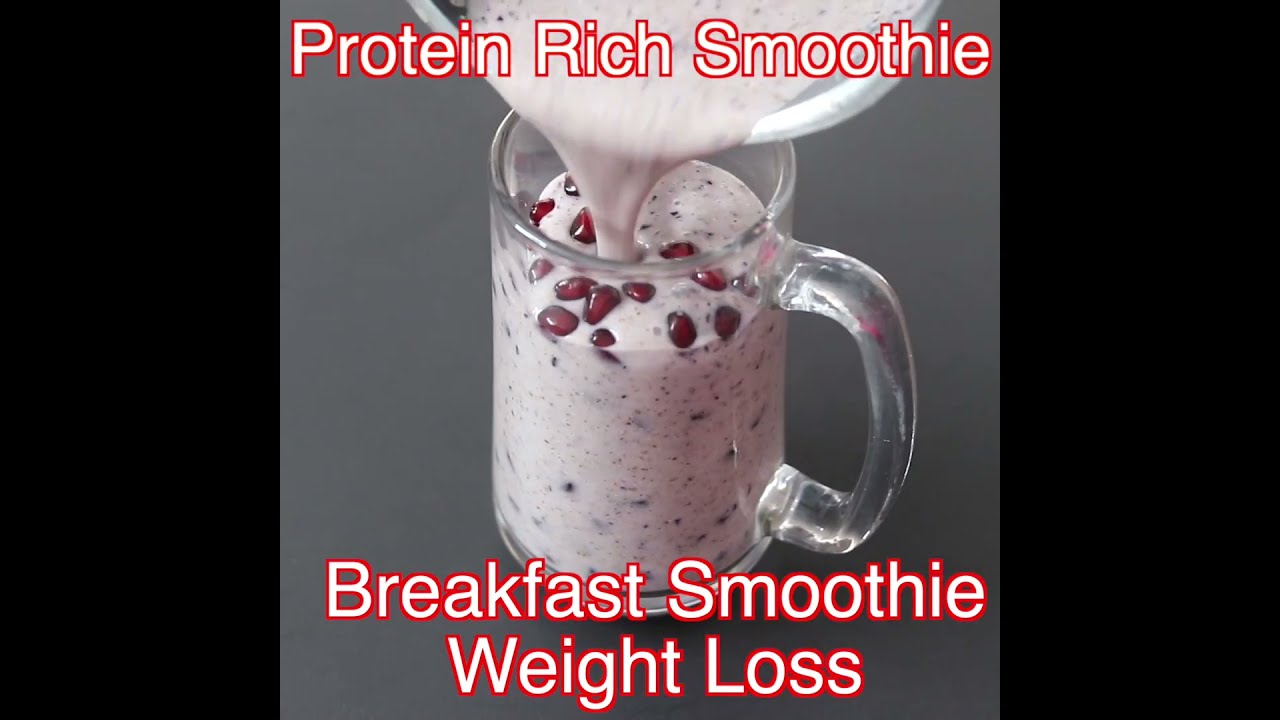 High Protein Oats Breakfast Smoothie For Weight Loss #shorts