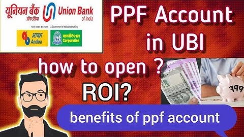 ppf account in union bank of India