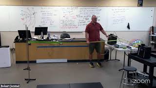 Two source interference of sound waves with demo & worked example