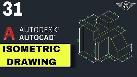Autocad Isometric Drawing 31 | AutoCAD tutorial for beginners #akd #autocad #design