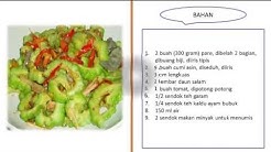 Resep Masakan Tumis Pare Cumi Asin - Masakan Enak - Dunia Sehat - Durasi: 6.16. 