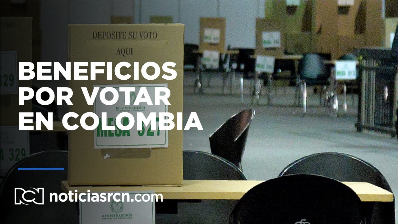 ¿Cuáles son los beneficios por votar en Colombia?
