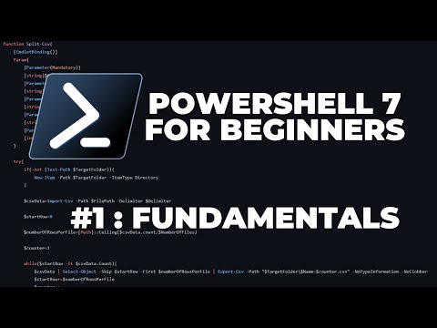 PowerShell 7 Tutorials for Beginners : Fundamentals