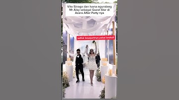 Vito Sinaga dan Ivana undang Mr Aloy sebagai guest star dipernikahannya