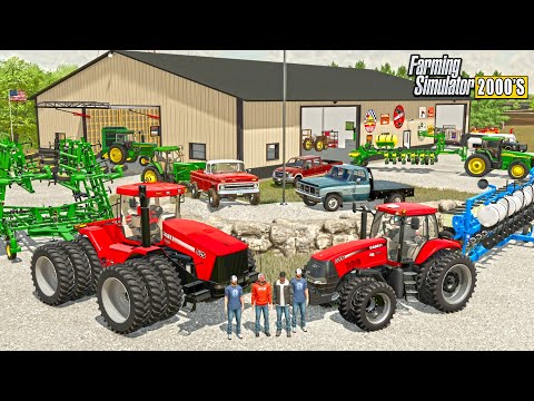 BIG TIME SPRING PLANTING WITH LARGE CREW! (BUCH IS BACK!) | FARMING SIMULATOR 2000'S