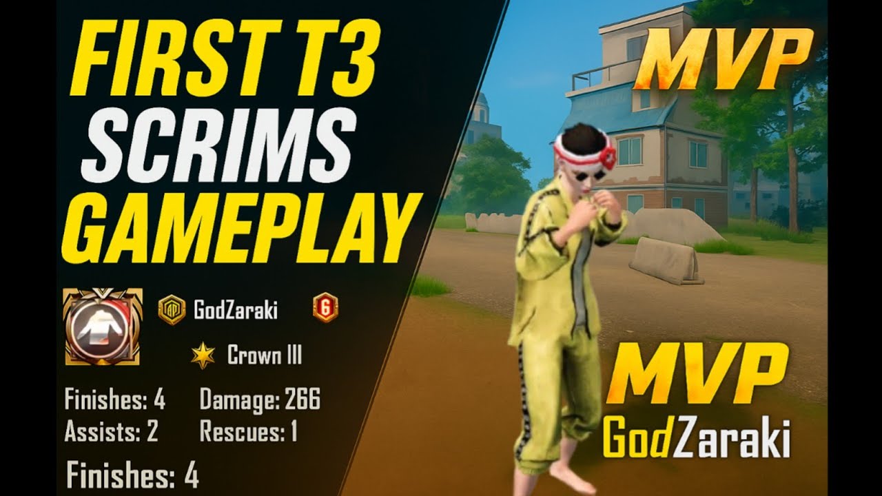 First T3 SCRIMS RAW CLIPS | BGMI | 