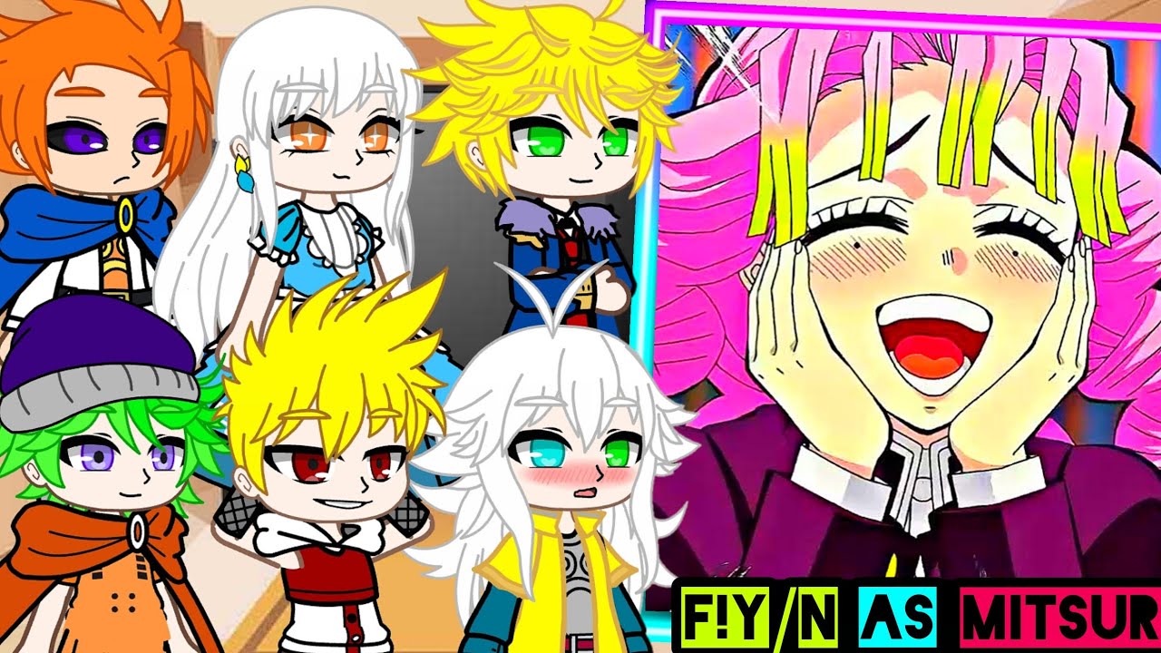 Four Knights of apocalypse react to F!Y/n as Mitsuri Kanroji •Seven deadly sins react to F.y/n•