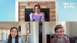 Kid actors Ava Louise Murchison and Mason Blomberg answer 7 Questions with Emmy
