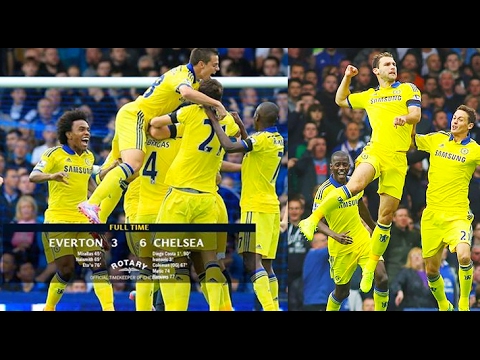 Chelsea vs Everton || 6-3 Memorable Match || All Highlights 2014 || HD