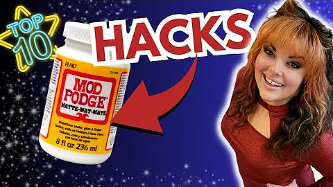Try these GENIUS 🤯 mod podge Hacks on your next projects in 2024 ● Easy craft hacks