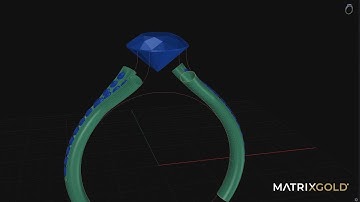 Cathedral Ring & Split Shank 01 - MatrixGold® 2019