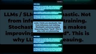 Language Models: Deterministic vs. Stochastic AI Explained #shorts