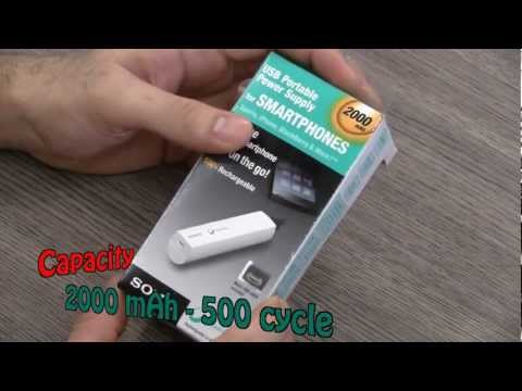 Sony Cycle Energy Rechargeable USB Battery Stick 2000 mAh Review - iGyaan