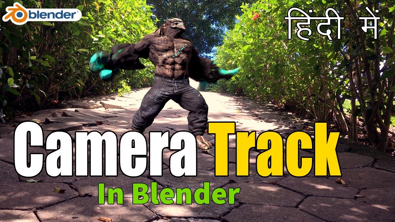 Blender | How to Camera Track in Blender for Beginners | Hindi, Easy ...