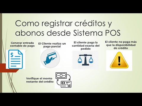 POS - Ventas a crédito y abonos odoo