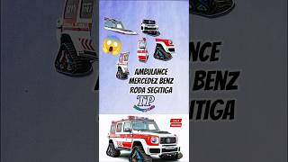 AMBULANCE MERCEDEZ BENZ RODA SEGITIGA 😱#shorts #puzzle