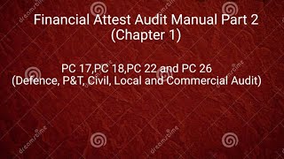 Financial Attest Audit Manual Part 2 (Chapter 1)