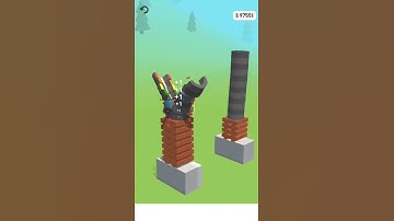 Slice It All funny gameplay (Android & IOS) level 156 #Shorts