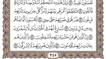 سورة المؤمنون مكتوبة / محمد أيوب
