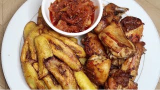 Simple Plantain and Chicken recipe | Patricia Ibe