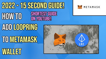 How To Add Loopring to MetaMask | 15 second guide - 2022