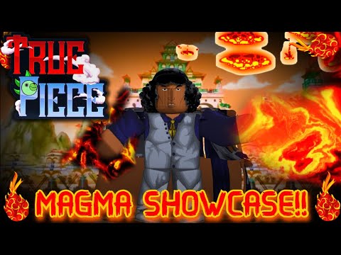 Blox Piece - Roblox - MAGMA FRUIT SHOWCASE ! 