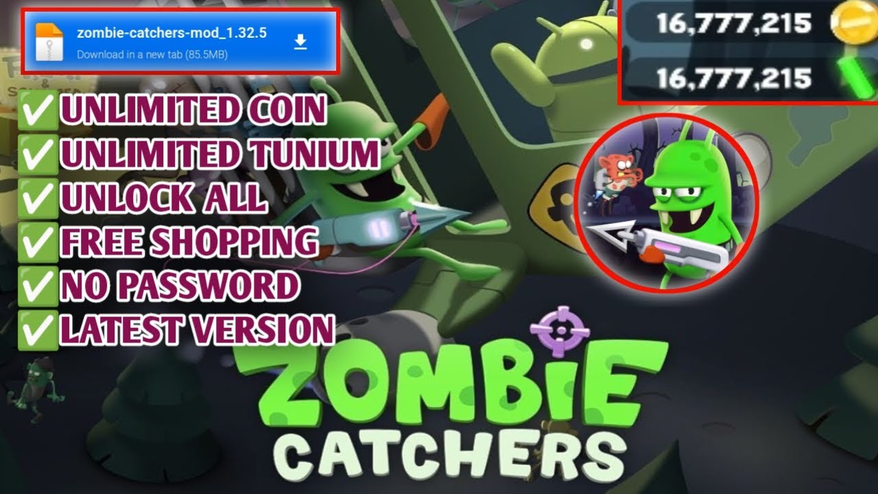 Download game zombie catchers mod apk V1.32.5 terbaru 2023 YouTube