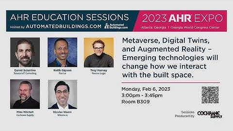 AHR 2023 Educational Session - Hololens Demo by Mike Mitchell of Cochrane Supply