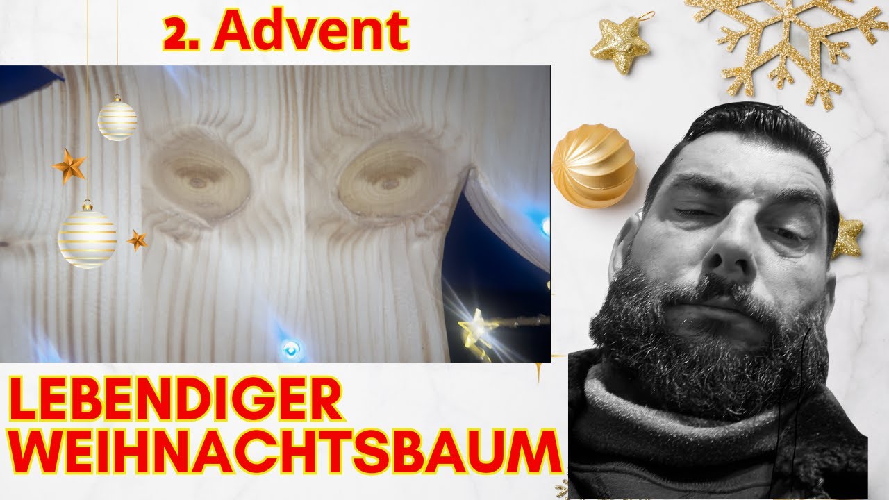 Weihnachtsdeko-Weihnachtsbaum mit Led-Beleuchtung und selbstgebastelten Weihnachtswichtel - lebendig