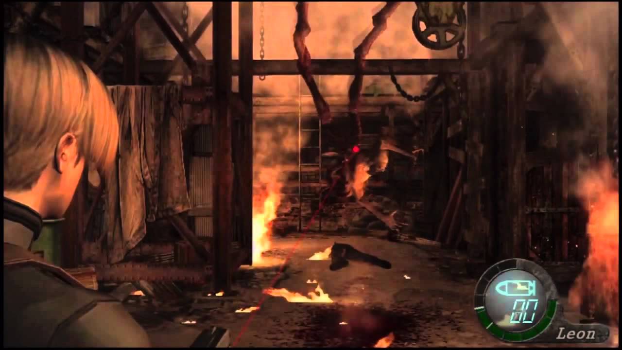 Resident Evil 4 HD 24 Burning Barn Boss Fight YouTube