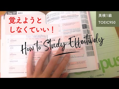 覚えようとしなくても英単語を暗記できる方法【TOEIC945・英検1級・留学なし】英検1級筆記試験合格する1年前はTOEIC530だった私の単語の覚え方「気づいたら覚えていた」になる