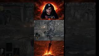 Dark Souls 3 first boss fight—noob panic rolls beat Iudex Gundyr 😂 LIVE #gaming #darksouls3 #ds3