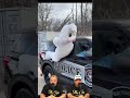 Easter Bunny Escapes in Cop Car Gone Wrong #funny #shorts